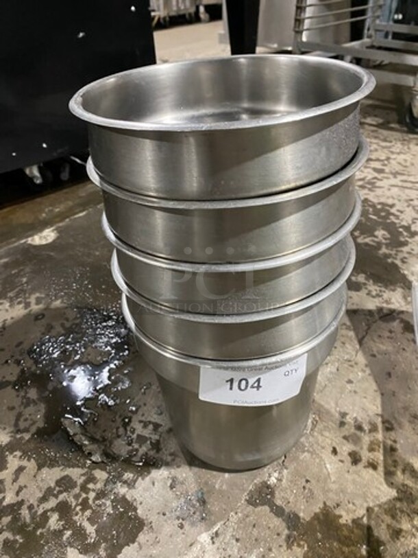 ALL ONE MONEY! Stainless Steel Round Soup Pan Insert! - Image 1 of 4