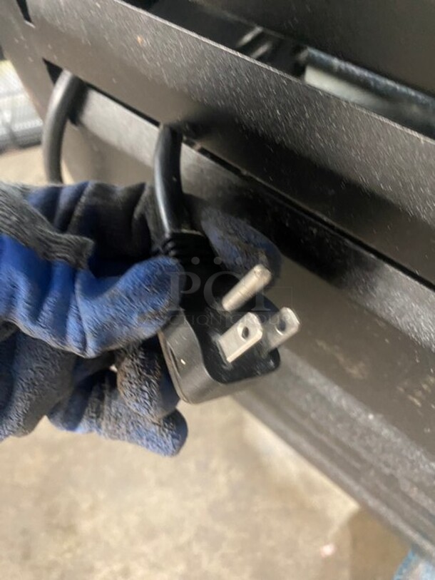 LATE MODEL! 2016 Central Commercial Refrigerated Bar Back Cooler! With 2 Glass Doors! All Stainless Steel! With Poly Coated Racks! 115V 1 Phase! Model 69K106 Serial 5165806! Working When Removed! - Image 9 of 9