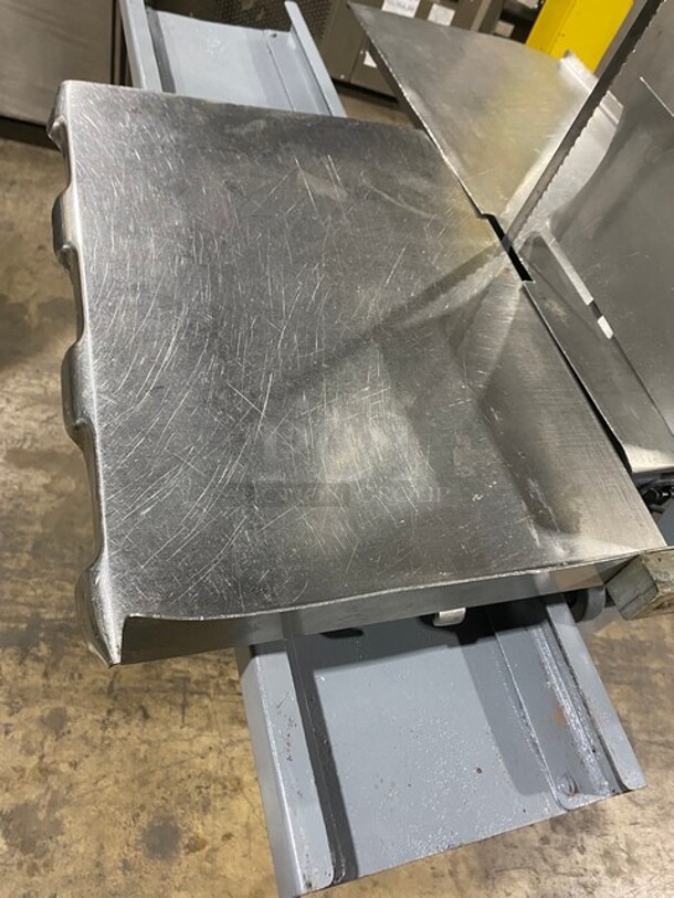 WOW! Hobart Commercial Floor Style Heavy Duty Meat Bandsaw! All Stainless Steel!  - Image 7 of 11