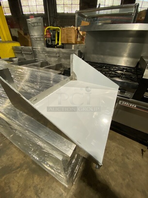 NEW! Advance Tabco Commercial Solid Stainless Steel Wall Mount Shelf! - Image 4 of 7