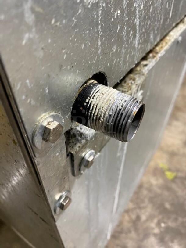 LATE MODEL! 2022 Asber Commercial Natural Gas Powered 4 Burner Stove! With Raised Back Splash And Salamander Shelf! With Oven Underneath! All Stainless Steel! On Casters! Model: AER424NG SN: 8102557218 - Image 10 of 10