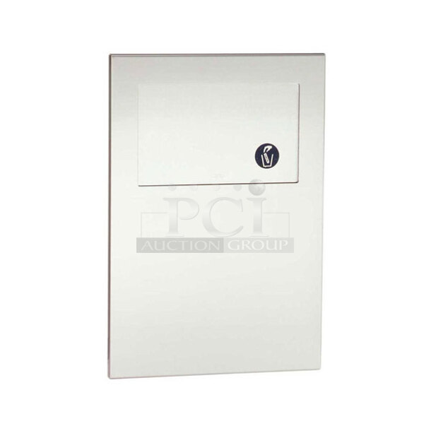 One NEW Bobrick Stainless Steel Trash/Napkin Disposal. Model# 35303 - Image 1 of 1