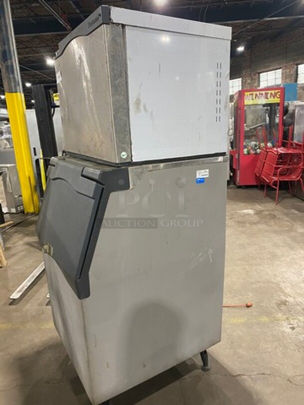 Scotsman Prodigy Commercial Air-Cooled Ice Machine! All Stainless Steel! On Legs! 2x Your Bid Makes One Unit! Model: C0530SA1B SN: 11041320010488 115V 60HZ 1 Phase, Model: B530P SN: 09091320011199 - Image 2 of 11