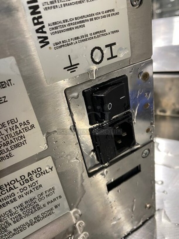 Lavazza Commercial Countertop Single Group Espresso Machine! Stainless Steel Body! Model: ESPRESSOPOINTMATINEE SN: 039889 120V - Image 9 of 9