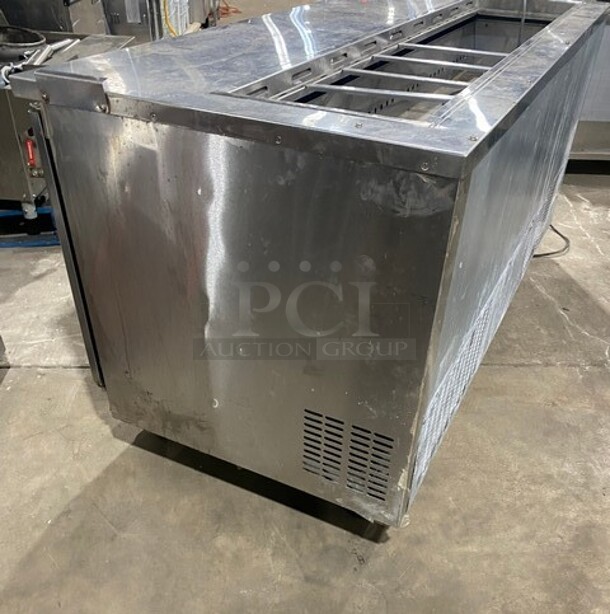 Everest Stainless Steel Sandwich/salad Prep Table! On Casters! MODEL EPBNR3 SN: BPBNR316070026 115V 1PH - Image 4 of 9