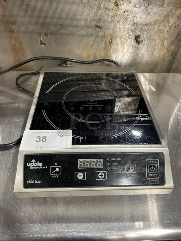 Update Commercial Electric Powered Countertop Induction Range! All Stainless Steel! 120V! - Image 1 of 7