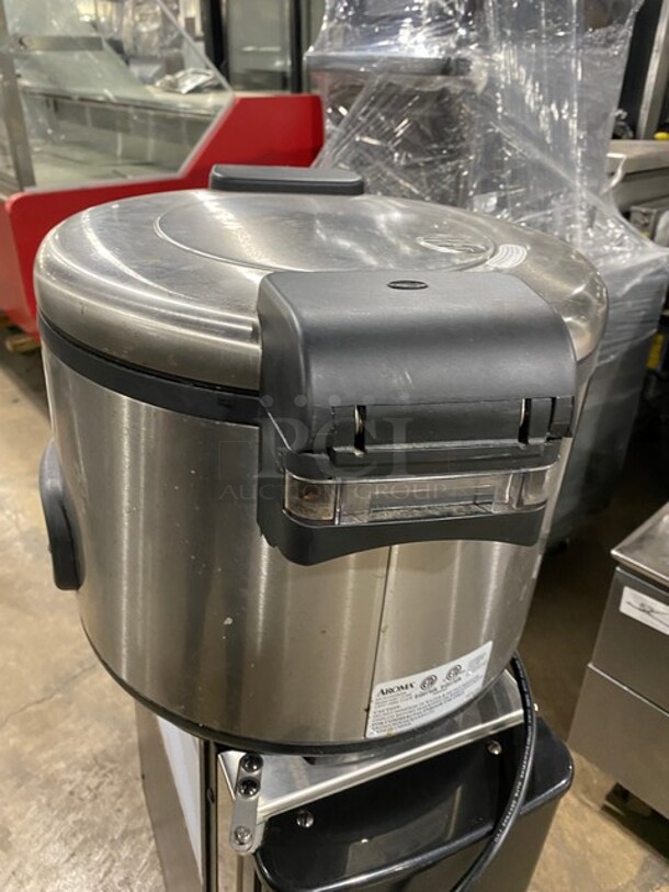Aroma Metal Countertop Rice Cooker! MODEL ARC1130S 120V - Image 2 of 7