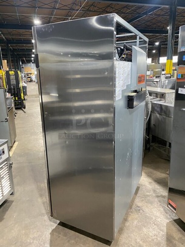 Turbo Air Commercial 2 Door Reach In Cooler! With Poly Coated Racks! All Stainless Steel! On Casters! Model: M3R472N SN: H2K3R41D1357 115V 60HZ 1 Phase - Image 2 of 9