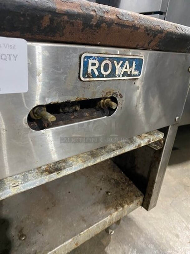 Royal Commercial Gas Powered Single Burner Stock Pot Range! Stainless Steel! On Legs! - Image 6 of 7