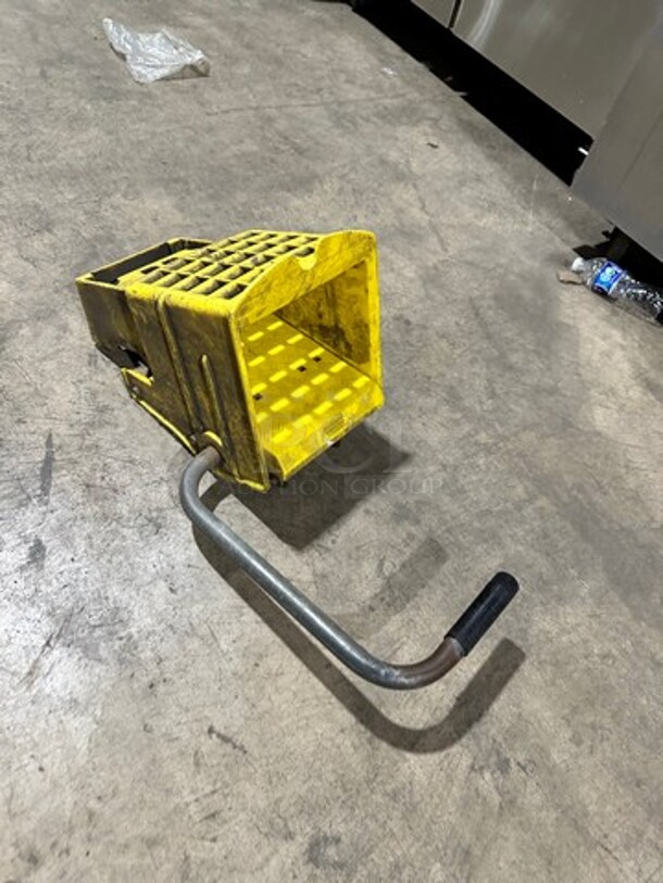 Yellow Poly Mop Bucket Wringing Attachment! - Image 2 of 5