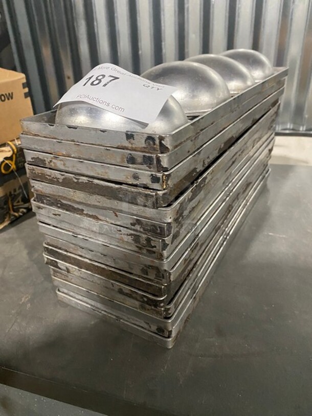 All One Money! Stainless Steel Egg Shape Cake Molds! - Image 2 of 4