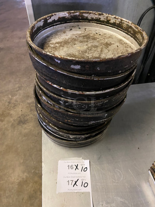 12" Round Metal Baking Pans! 10x Your Bid!