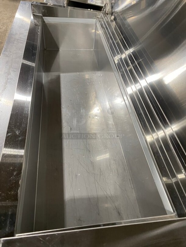 Nice! Turbo Air Commercial 48" Stainless Steel Refrigerated Countertop Salad Prep Table! Model CTST-1200-N! 115V! - Image 6 of 8