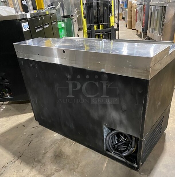 Krowne Refrigerated Beer Cooler! With 2 Top Sliding Reach In Doors! MODEL BC48BG SN: 0003428 115V 1PH - Image 4 of 8
