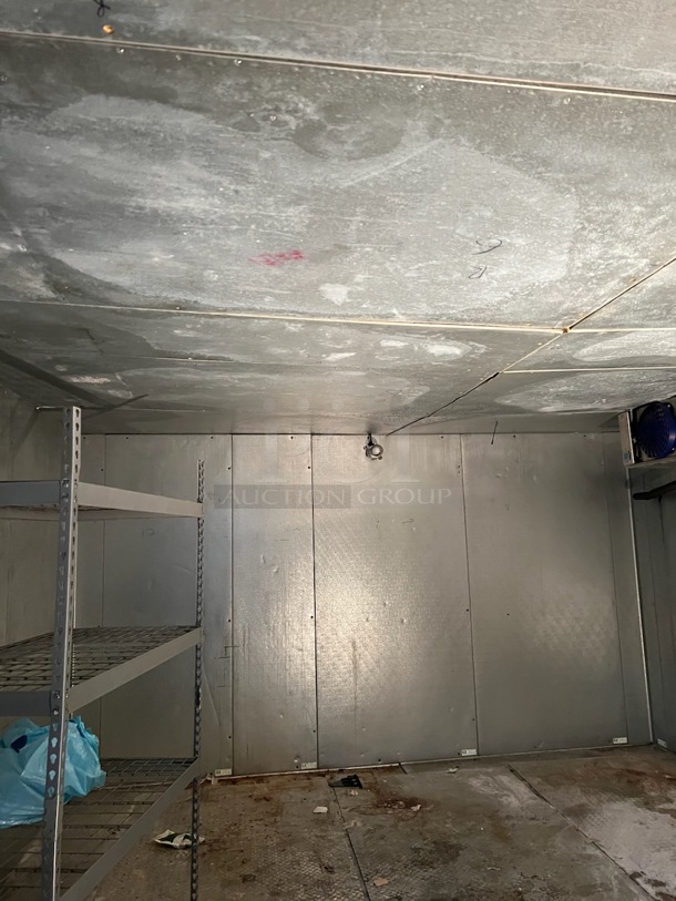 15'x17'x8' Harford Walk In Freezer w/ Floor and Heatcraft LET240CK 208-230 Volts, 1 Phase Evaporator Fan and Heatcraft B3T040H2C Metal Commercial Condenser 200-220 Volts. Picture of the Unit Before Removal Is Included In the Listing. - Image 7 of 12