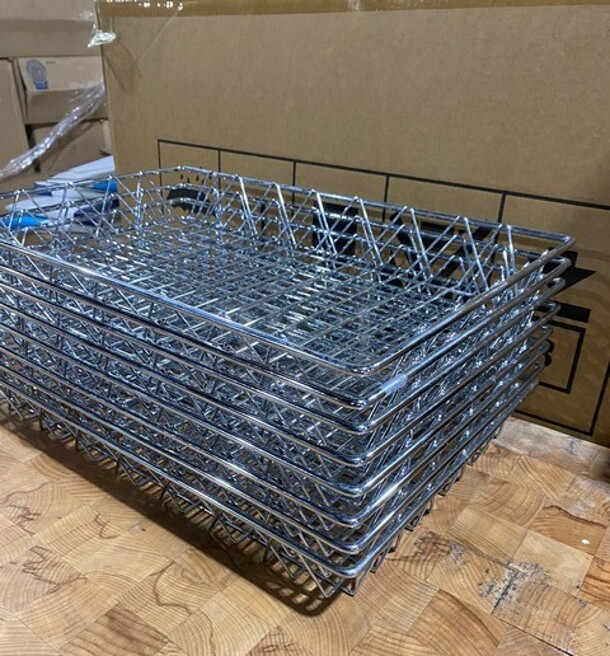 NEW! Pastries/Bagel Display Wire Baskets! 8x Your Bid! - Image 2 of 6