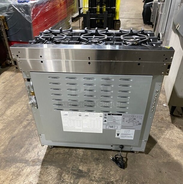 2021 Zline Gas Powered 6 Burner Stove! With Oven Underneath! Stainless Steel! MODEL RG36 SN: RG36GE2108004402 120V - Image 3 of 10