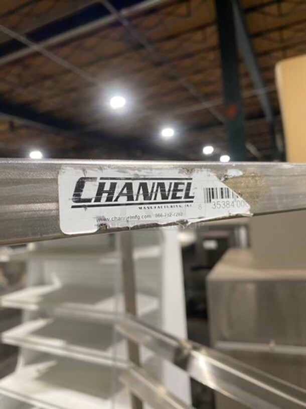 Channel Stainless Steel Spped Rack! On Casters!  - Image 5 of 5