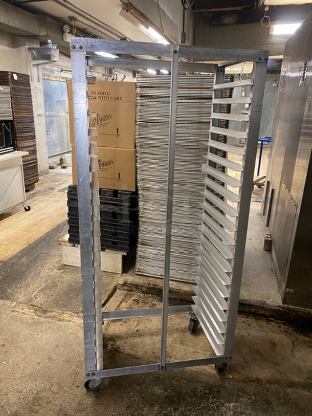 Metal Commercial Pan Transport Rack on Commercial Casters! - Image 3 of 4