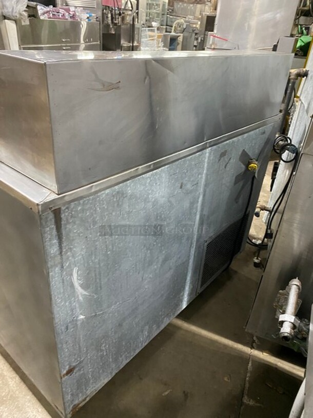 All Stainless Steel 2 Door Sandwich/Salad Prep Table! With Butcher Block Cutting Board! - Image 3 of 7