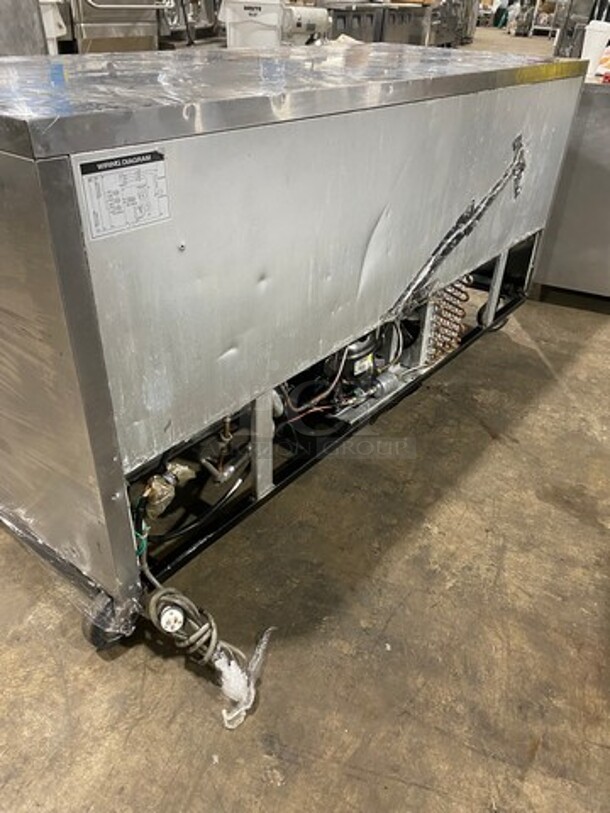 Turbo Air Commercial 3 Door Lowboy/Worktop Cooler! All Stainless Steel! On Casters! Model: TUR72SD SN: UR72808021 115V 60HZ 1 Phase - Image 4 of 7