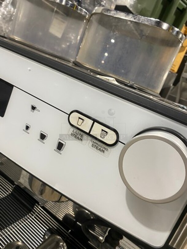 WOW! LATE MODEL! Dunkin Donuts Edition! Schaerer Commercial Countertop 2 Group Espresso Machine! With Steam Lines! Stainless Steel! On Small Legs! - Image 7 of 12
