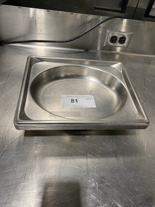 ALL ONE MONEY! Stainless Steel Food Serving/ Showcase Pan! Great For Displaying Salads & Ready To Eat Foods! 