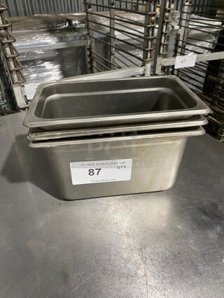 Lot Of Commercial Stainless Steel Winco Drop In! All One Bid!