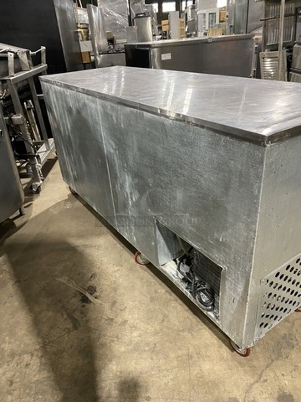 Leader 72 Inch 3 Door Refrigerated Lowboy Cooler! Model LB72S/C Serial PY11C2538! 115V 1 Phase! On Commercial Casters! - Image 4 of 8