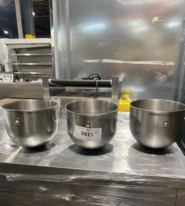 Stainless Steel Mixing Bowl For Mixer! 3x Your Bid! - Image 1 of 9