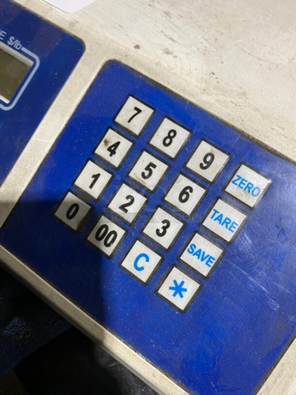 Penn Scale Commercial Countertop Food Portioning/ Pricing Scale! 30 Pound Capacity! Model: CM101 SN: 09160112 120V - Image 6 of 7