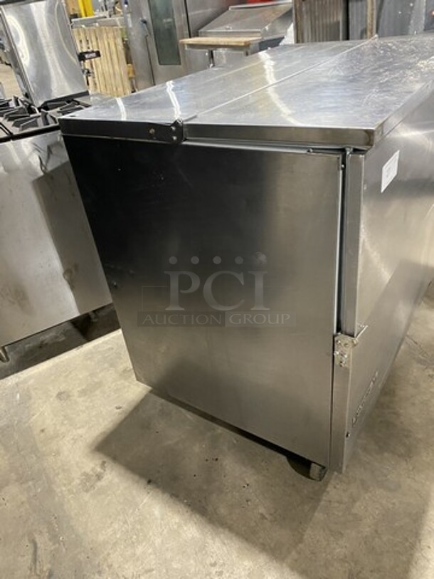 Beverage Air All Stainless Steel Refrigerated Milk Cooler! Model SM49N  Serial 7710268! 115V 1Phase! On Casters!  - Image 2 of 7
