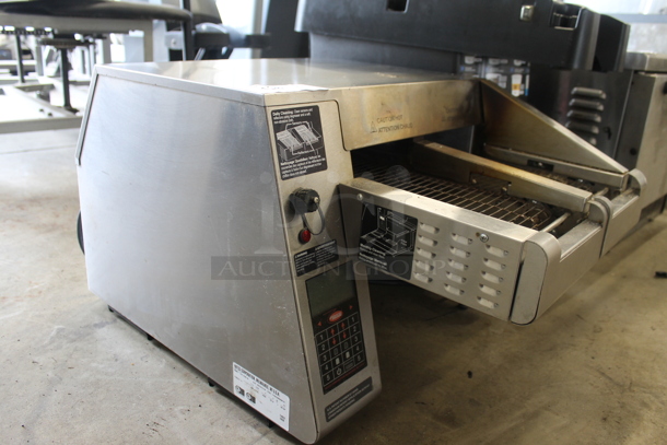 Hatco ITQ-1750-2C Stainless Steel Commercial Countertop Electric Powered Double Conveyor Toaster Oven. 208 Volts, 1 Phase.  - Image 1 of 6