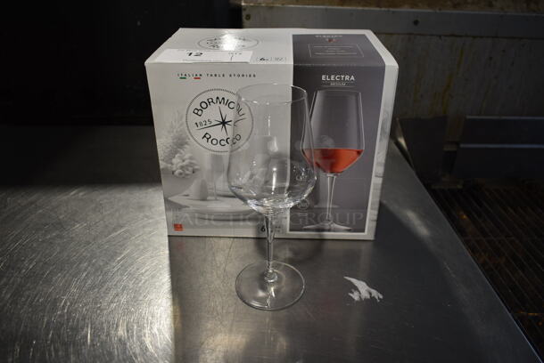 4 Boxes of 24 BRAND NEW! Electra Medium Wine Glasses. 4 Times Your Bid!