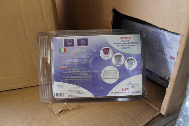 Box of BRAND NEW! Comobar UV Lamp Sterilizer for Water Jugs. 