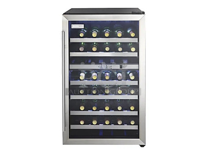 BRAND NEW SCRATCH AND DENT! Danby DWC114BLSDD 38 Bottle Dual Zone Freestanding Wine Cooler Merchandiser. 115 Volts, 1 Phase. Tested and Working!