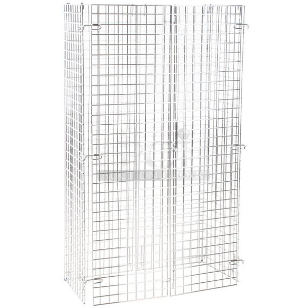 BRAND NEW SCRATCH AND DENT! Regency 460ECSC1836 NSF Chrome Wire Security Cage - 18" x 36" x 61" - Image 1 of 3