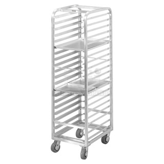 BRAND NEW SCRATCH AND DENT! Channel AXD1830 30 Pan End Load Bun / Sheet Pan Rack on Commercial Casters 