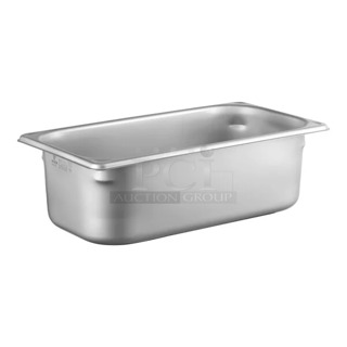 13 BRAND NEW SCRATCH AND DENT! Vigor 24713422 1/3 Size 4" Deep Anti-Jam Stainless Steel Steam Table / Hotel Pan . 13 Times Your Bid! 