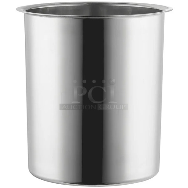 12 BRAND NEW SCRATCH AND DENT! Choice 407BMS12 12 Qt. Stainless Steel Bain Marie Pot. 12 Times Your Bid!  - Image 1 of 6
