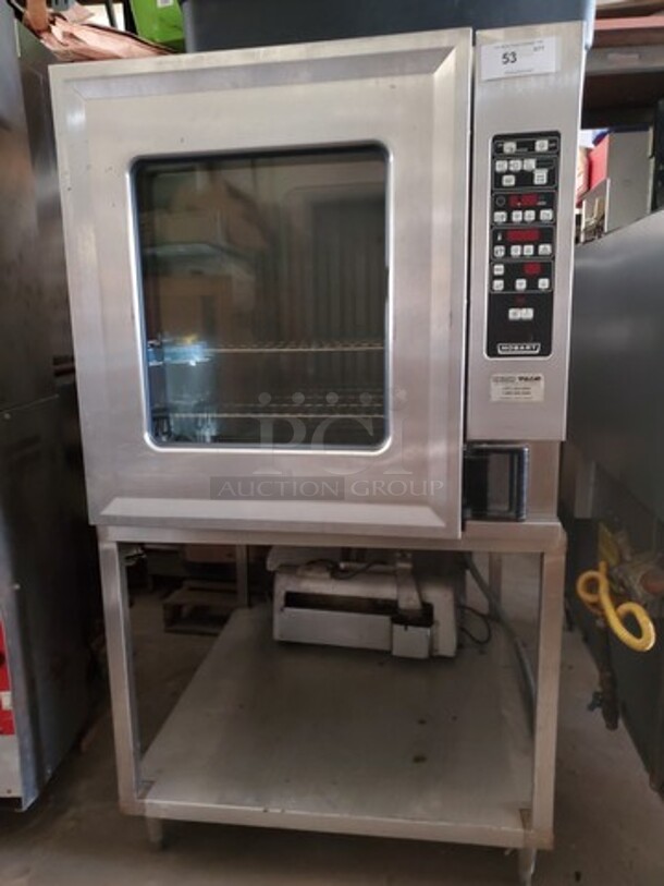 HOBART Electric 3PH Combi Oven W/ 2 Racks Missing Tag 34X44X66  - Image 2 of 5