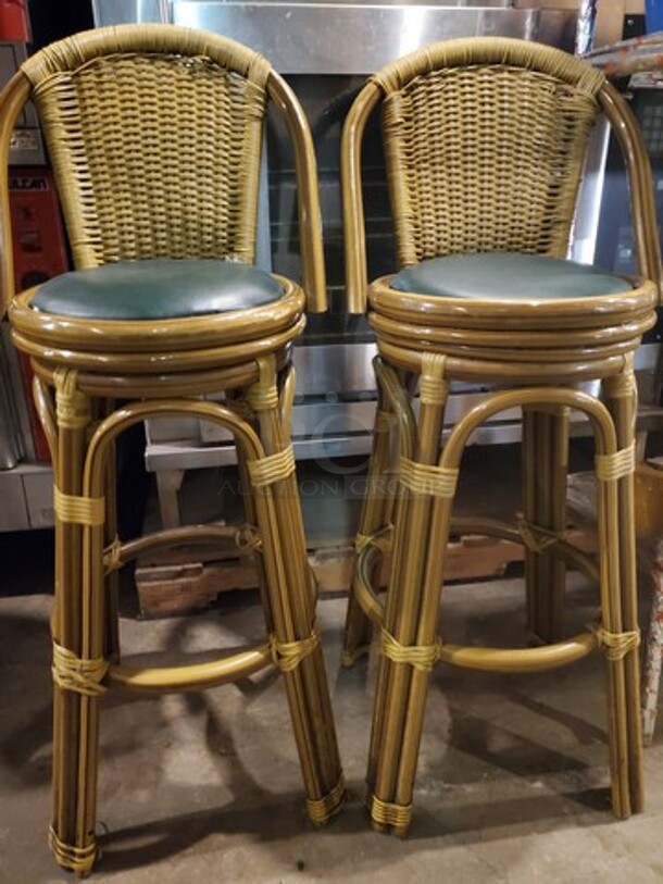 Bamboo Bar Stools
Very Nice condition! - Image 2 of 5