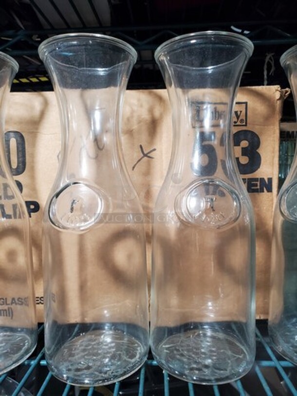 1 liter Carafe - Glass, Clear - Image 3 of 4