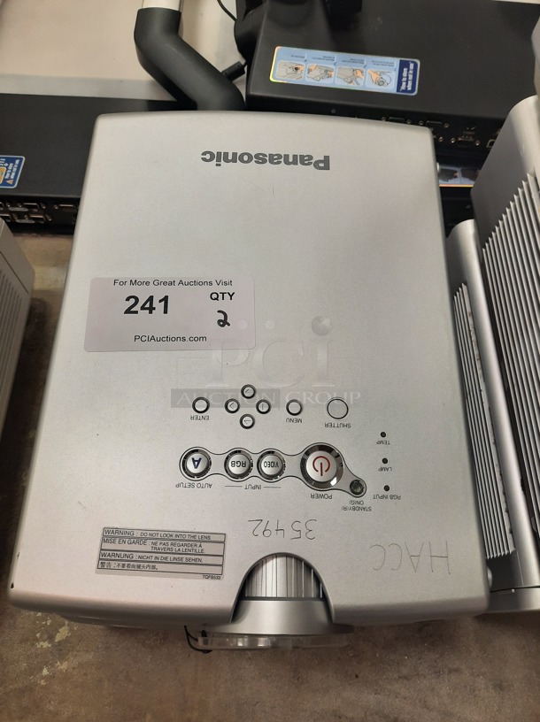 Panasonic PT-L735U LCD Projector. 2 Times Your Bid! (Main Building)  - Image 3 of 4