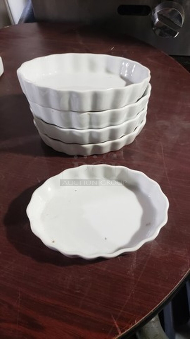 Lot of 5 Oval Crème Brûlée Dishes