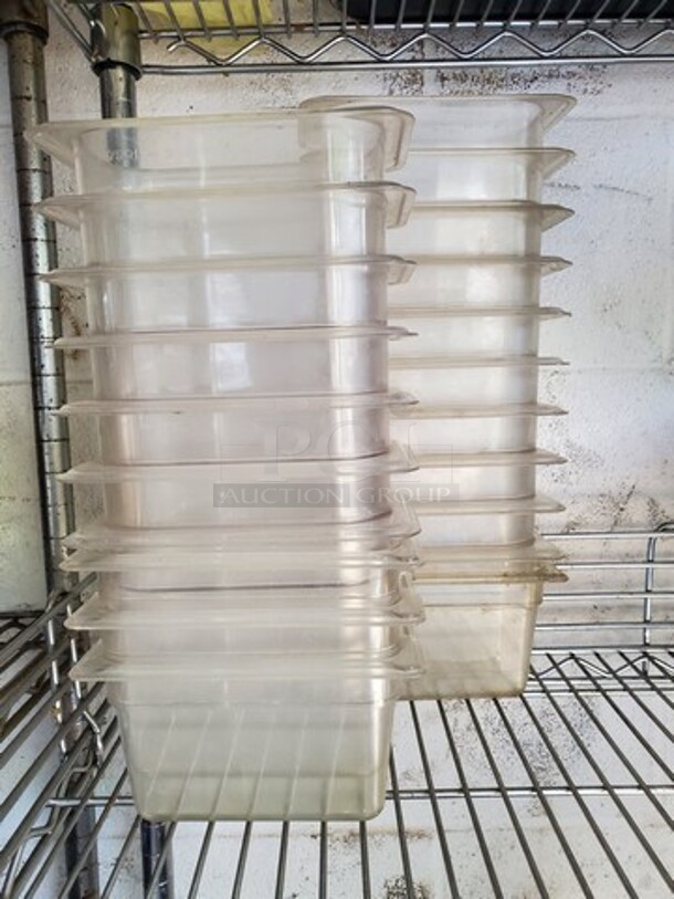 ALL ONE MONEY Lot of 20 Clear food pan (24oz)