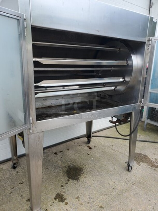 HARDT INFERNO NAT GAS COMMERCIAL ROTISSERIE OVEN|58"X38"X72"|Tested and Working! - Image 6 of 9