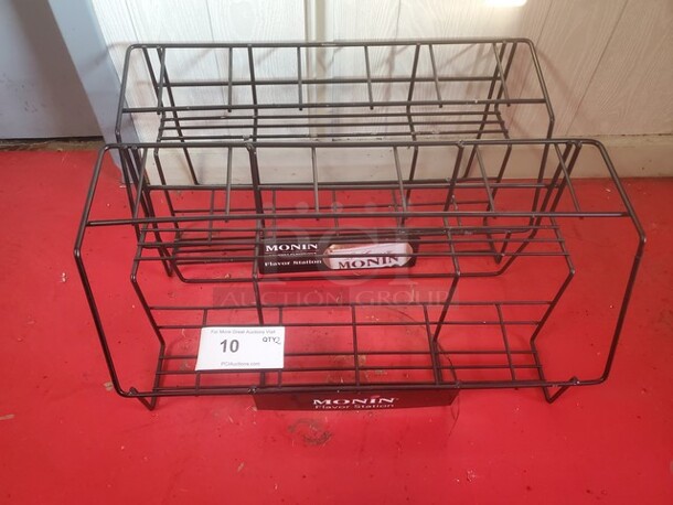Monin 2-Tier Syrup Bottle Rack BIDX2
 - Image 1 of 3