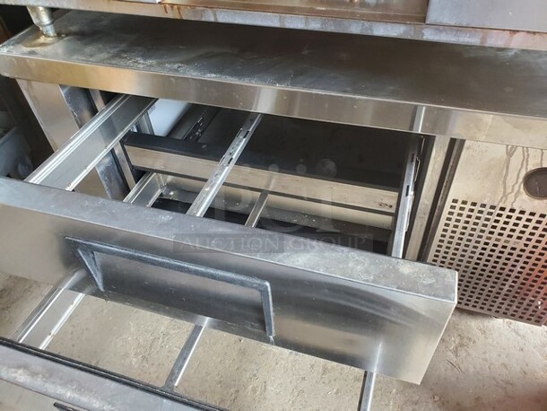 True TRCB-48 48 3/8" Refrigerated Chef Base with 2 Drawers, On casters, Tested & Working!

 - Image 3 of 5