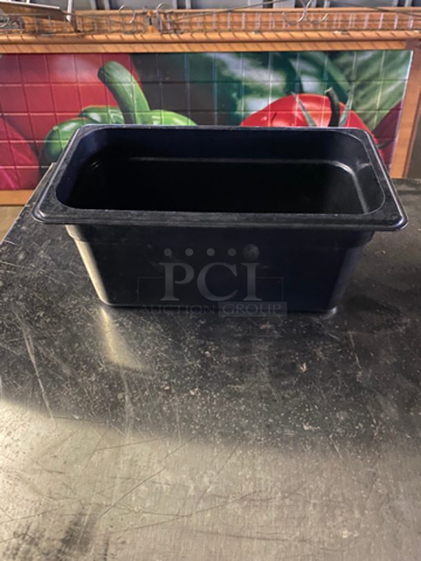 Cambro Black Poly Food Pans! 11x Your Bid! - Image 2 of 6